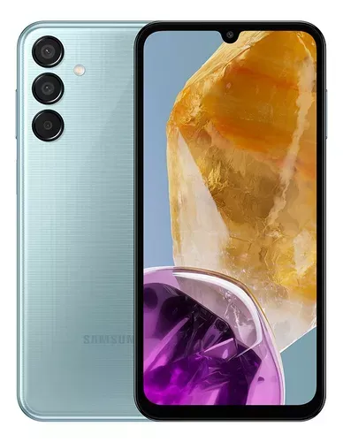Celular Samsung Galaxy M15 5g, 6.000mah, Cmera Tripla At 50mp, 128gb - Azul Claro